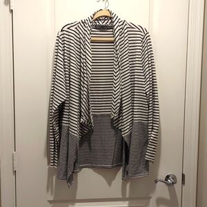 Striped Black and White Cardigan